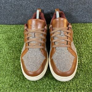 Creative Recreation Dicoco-Lo Tweed Sneakers Men's Size 10.5 FauxLeather Brown